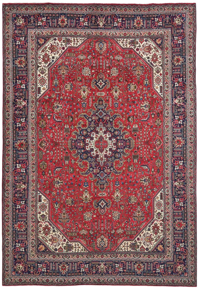 Room Vintage Handmade Oriental Carpet Rug 8X11 Classic Floral Design Living (1 of 11)