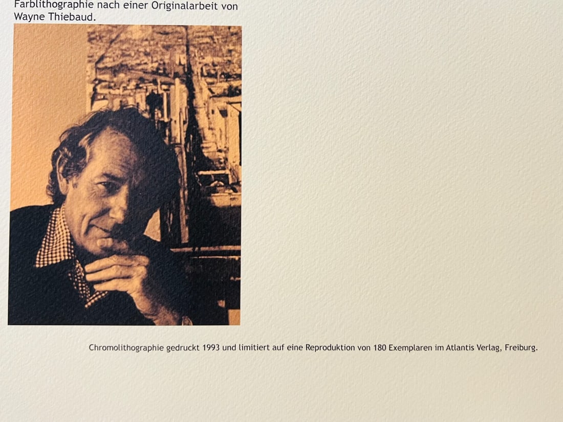 Lithograph Wayne Thiebaud - 11