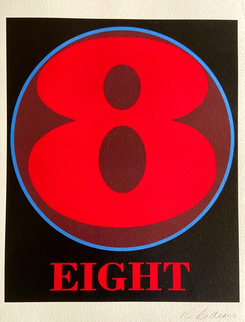 Robert Indiana Limited Edition 225 Signed Op COA Guggenheim Museum (1 of 8)