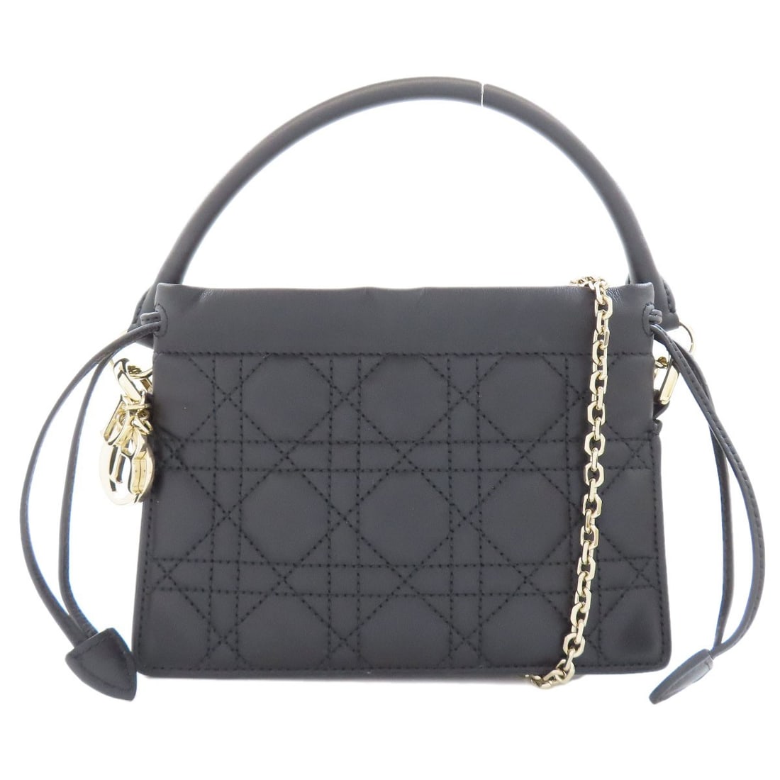 Calf CHRISTIAN DIOR Millie 2WAY Handbag: Calf CHRISTIAN DIOR Millie 2WAY Handbag CHRISTIAN DIOR Millie 2WAY Handbag made of black calf leather, styled as a handbag. Item Specifics: Brand: CHRISTIAN DIOR Style: Handbag Exterior Material: Calf