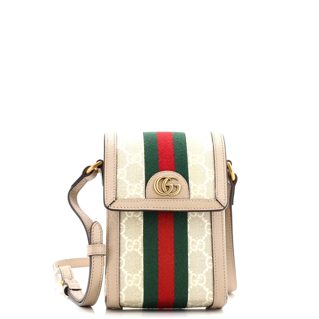 Gucci Ophidia Mini Crossbody Bag GG Coated Canvas (1 of 7)