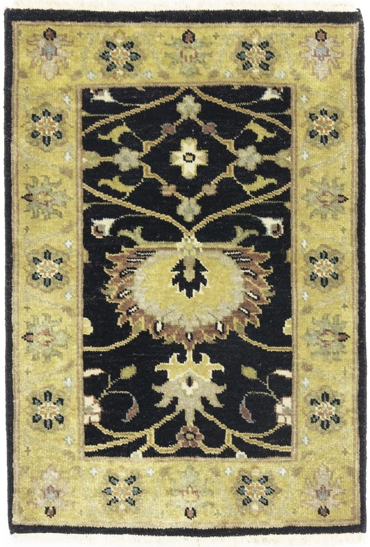 Decor 2X3 ft Osh Chobi Peshawar Oriental Rug Wool Carpet Floral Design Bedroom (1 of 12)
