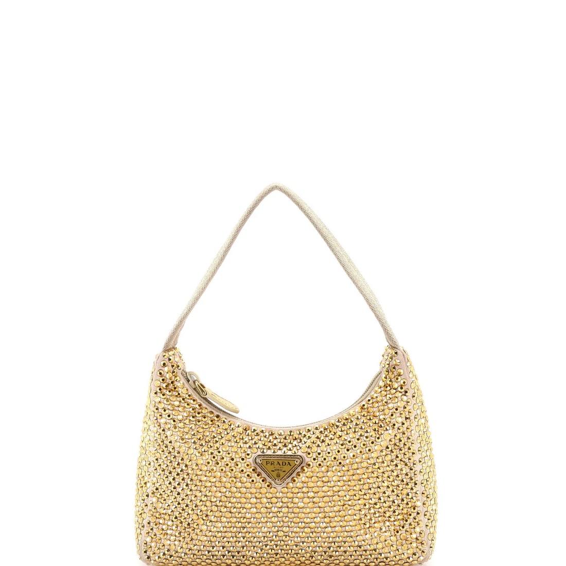 Prada Re-Edition 2000 Mini Hobo Crystal Embellished Satin (1 of 6)