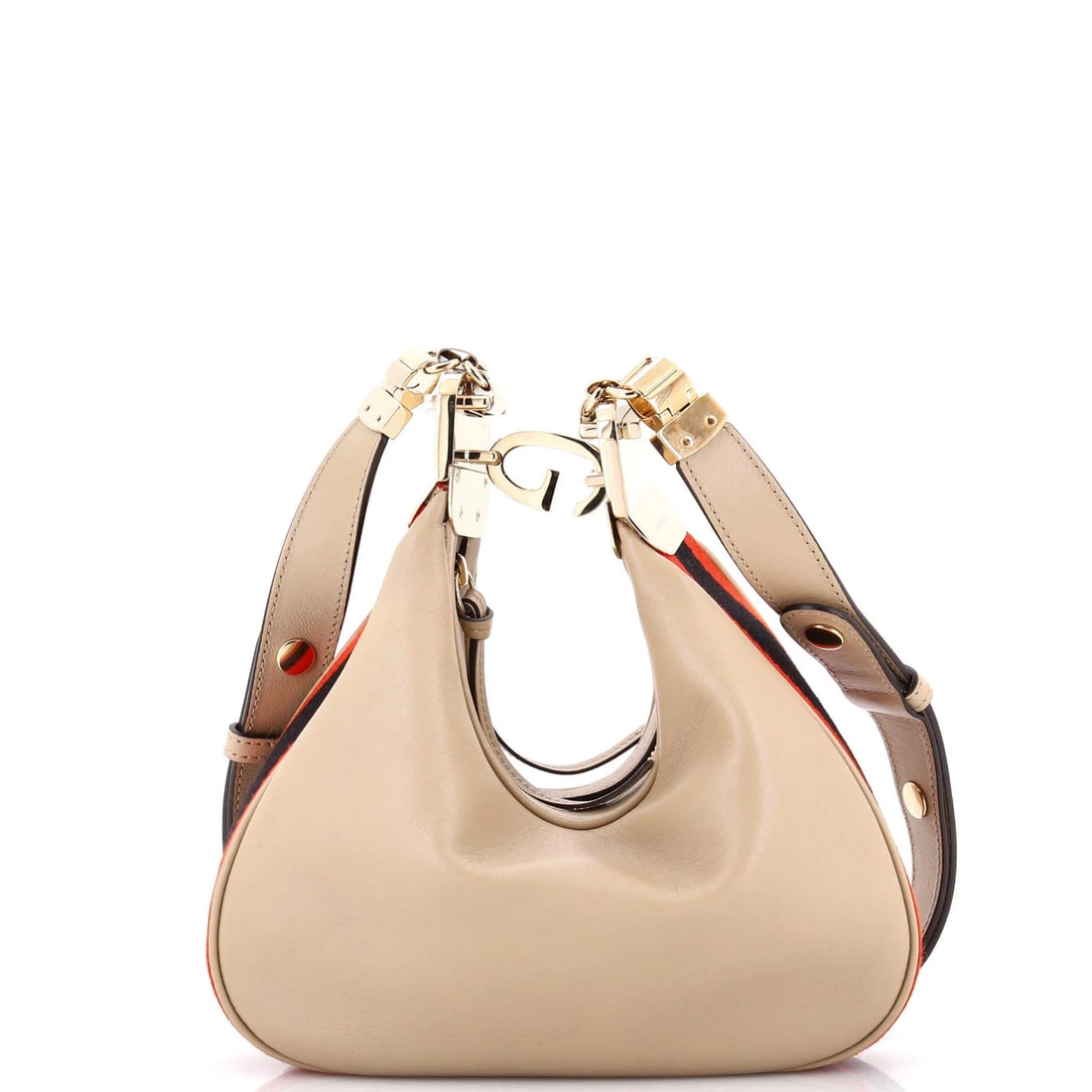 Small Leather Gucci Attache Shoulder Bag (1 of 6)