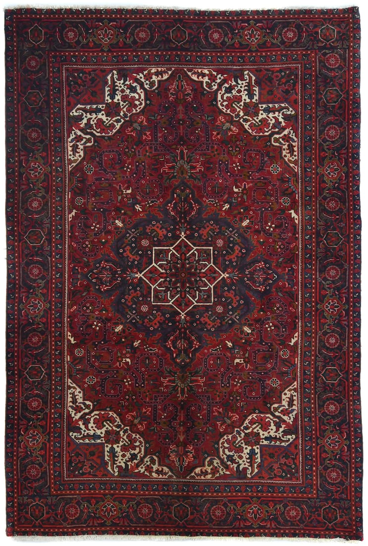 ft Vintage Hand-Knotted Floral Classic Style Wool Oriental Rug Decor Carpet 7X10 (1 of 11)