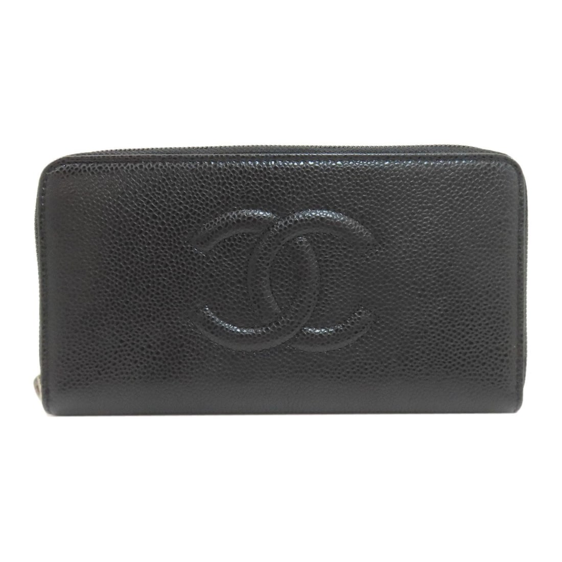 CHANEL COCO Mark Long Wallet Grained Calfskin with Coin Pocket (1 of 19)