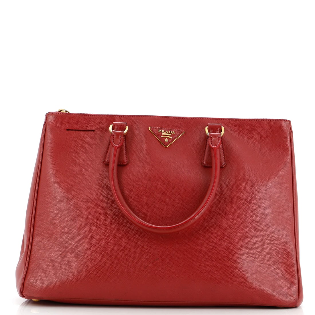 Large Prada Double Zip Lux Tote in Saffiano Leather (1 of 8)