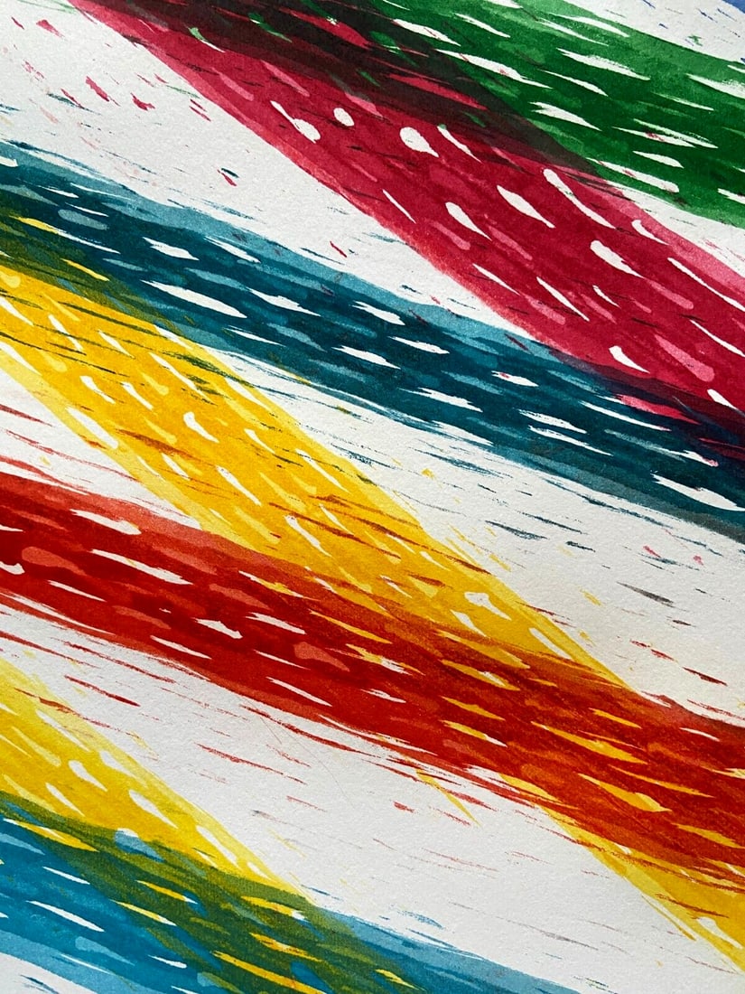 Piero Dorazio Etching Hand-Signed and Numbered - 5