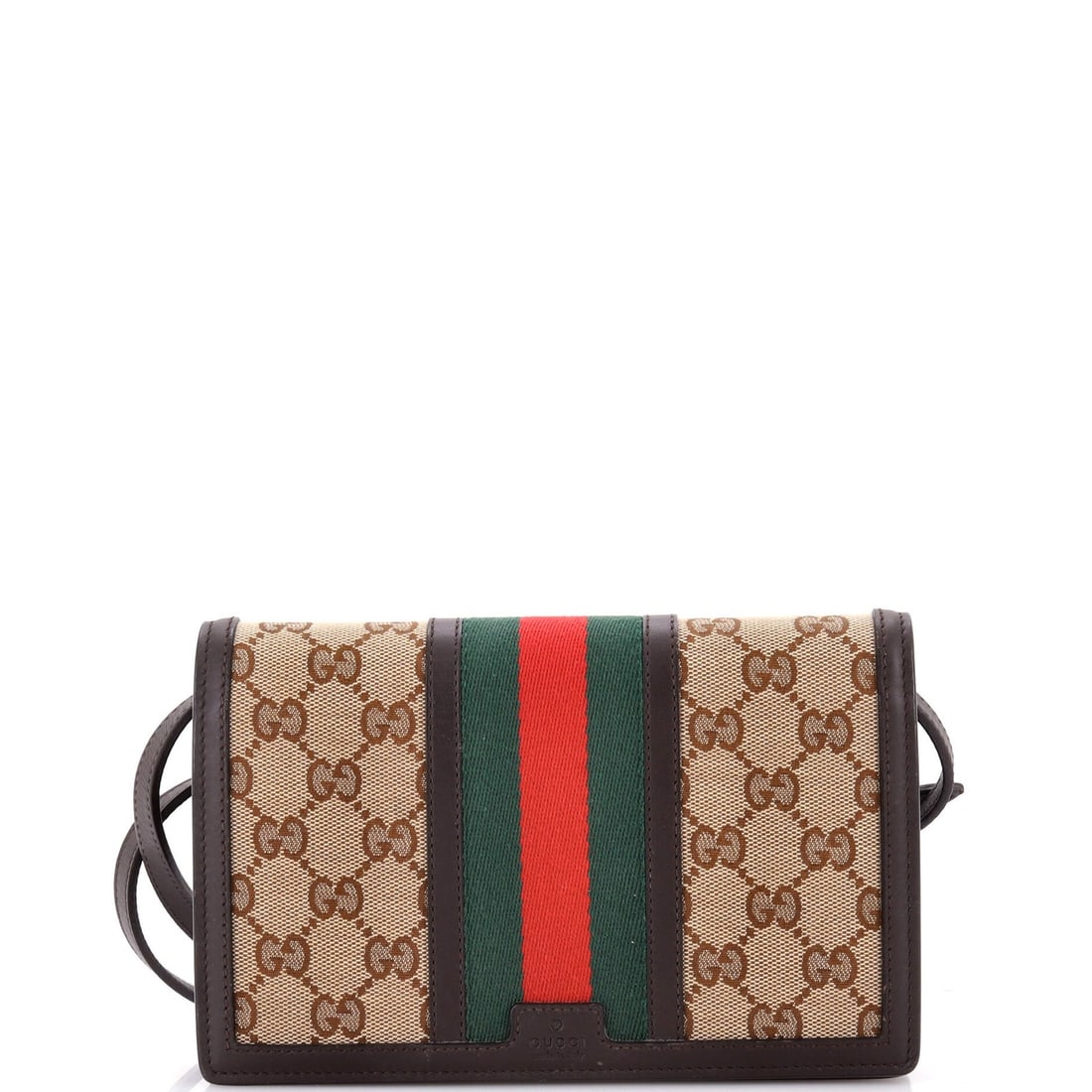 Gucci Small GG Canvas Wallet on Strap (1 of 8)