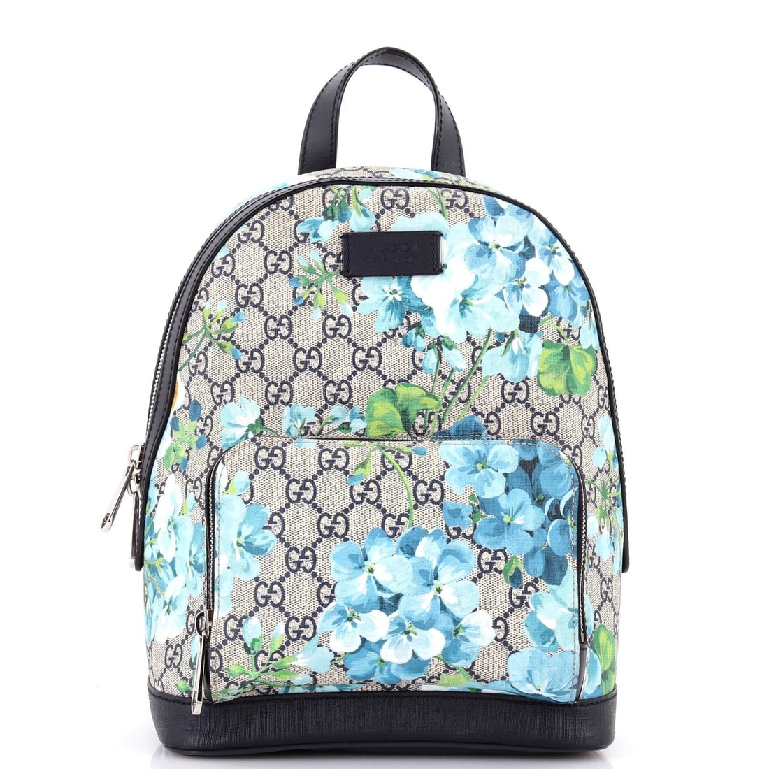 Gucci Small Zip Pocket Backpack Blooms Print GG Coated Canvas (1 of 6)