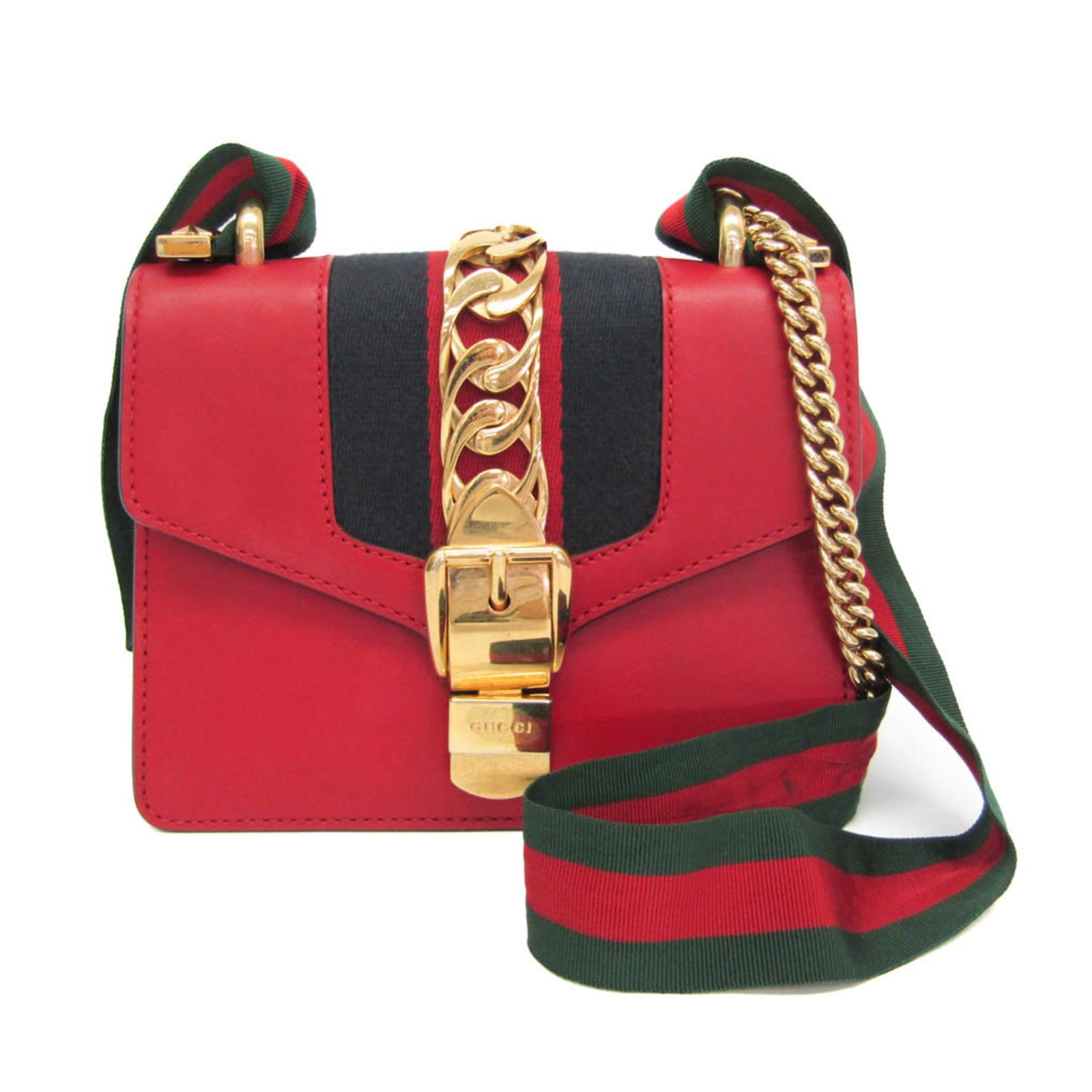Gucci Leather Handbag Shoulder Bag (1 of 20)