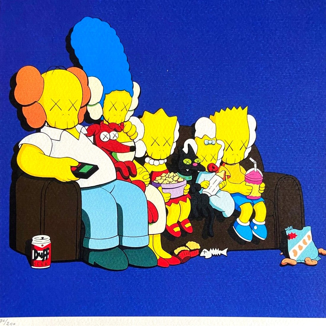 Ex Kaws Lithograph Mori Art Museum COA Numbered 200 (1 of 10)