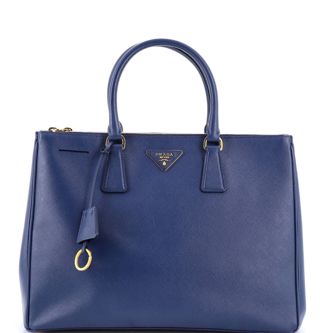 Large Prada Double Zip Lux Tote in Saffiano Leather (1 of 8)
