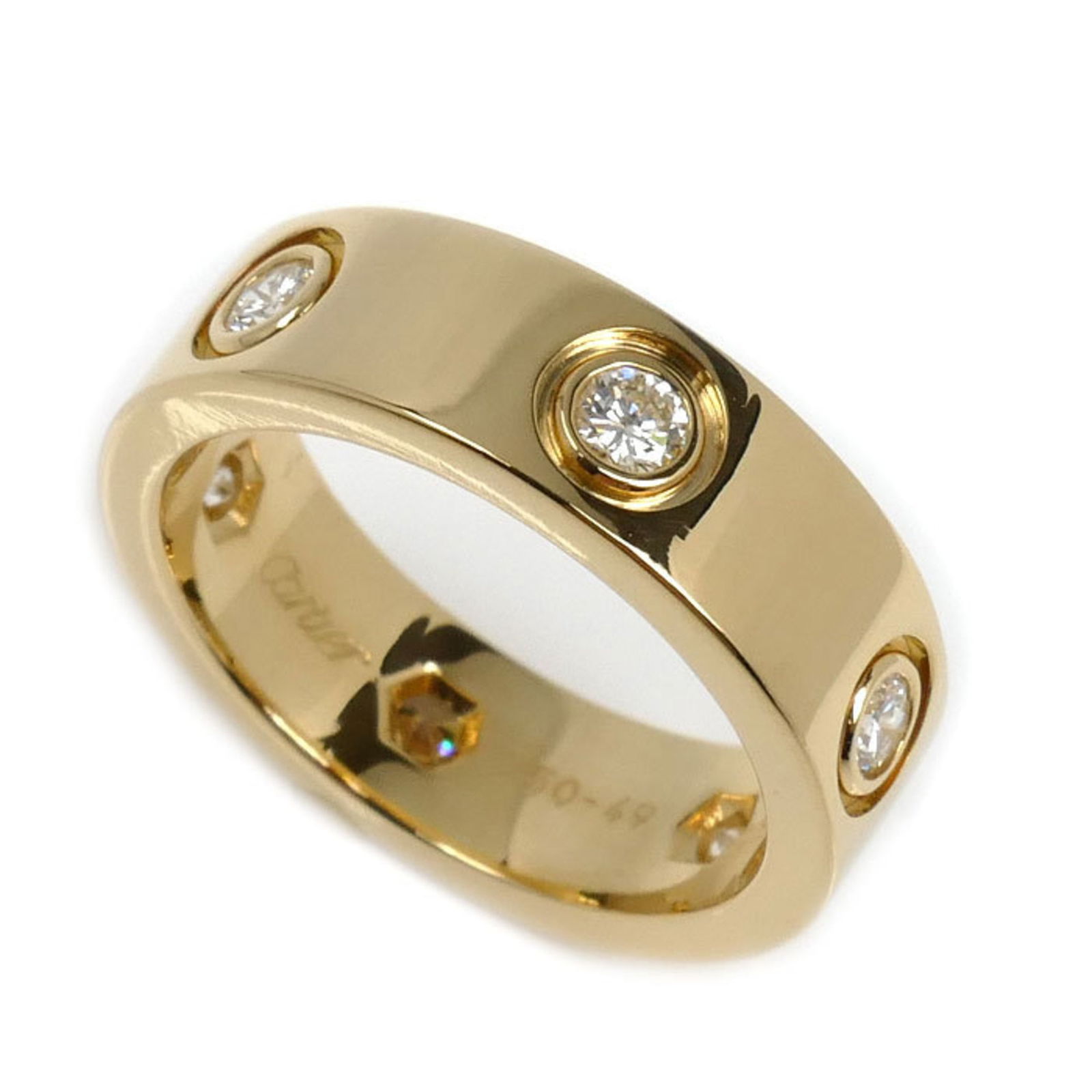 Cartier 18K Yellow Gold Band Ring (1 of 7)