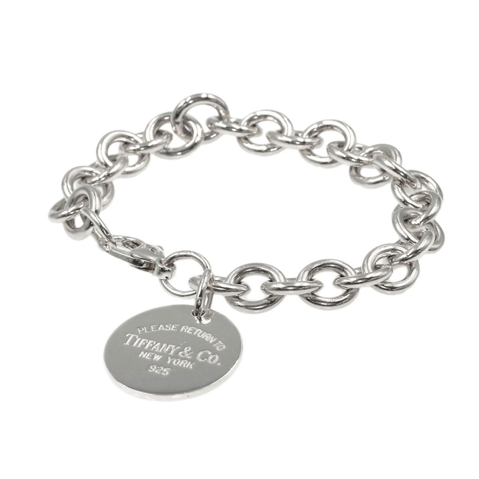 Silver Tiffany Charm Bracelet: Silver Tiffany Charm Bracelet Tiffany silver charm bracelet for women, 17cm (6.69'') long, in used (like new) condition. Item Specifics: Brand: Tiffany Type: Charm Bracelet Gender: Women Material: Sil