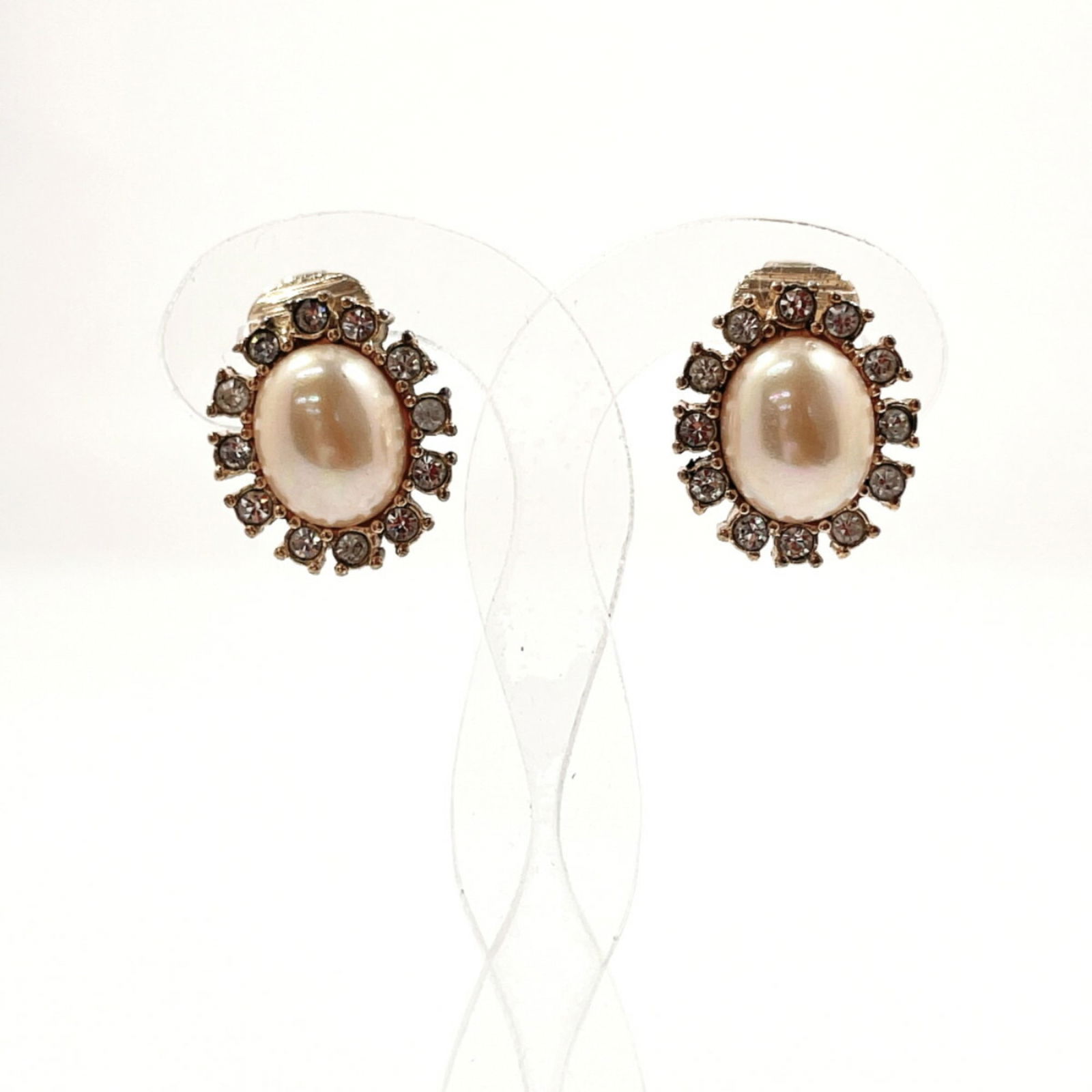 Metal Clip Earrings Christian Dior (1 of 5)