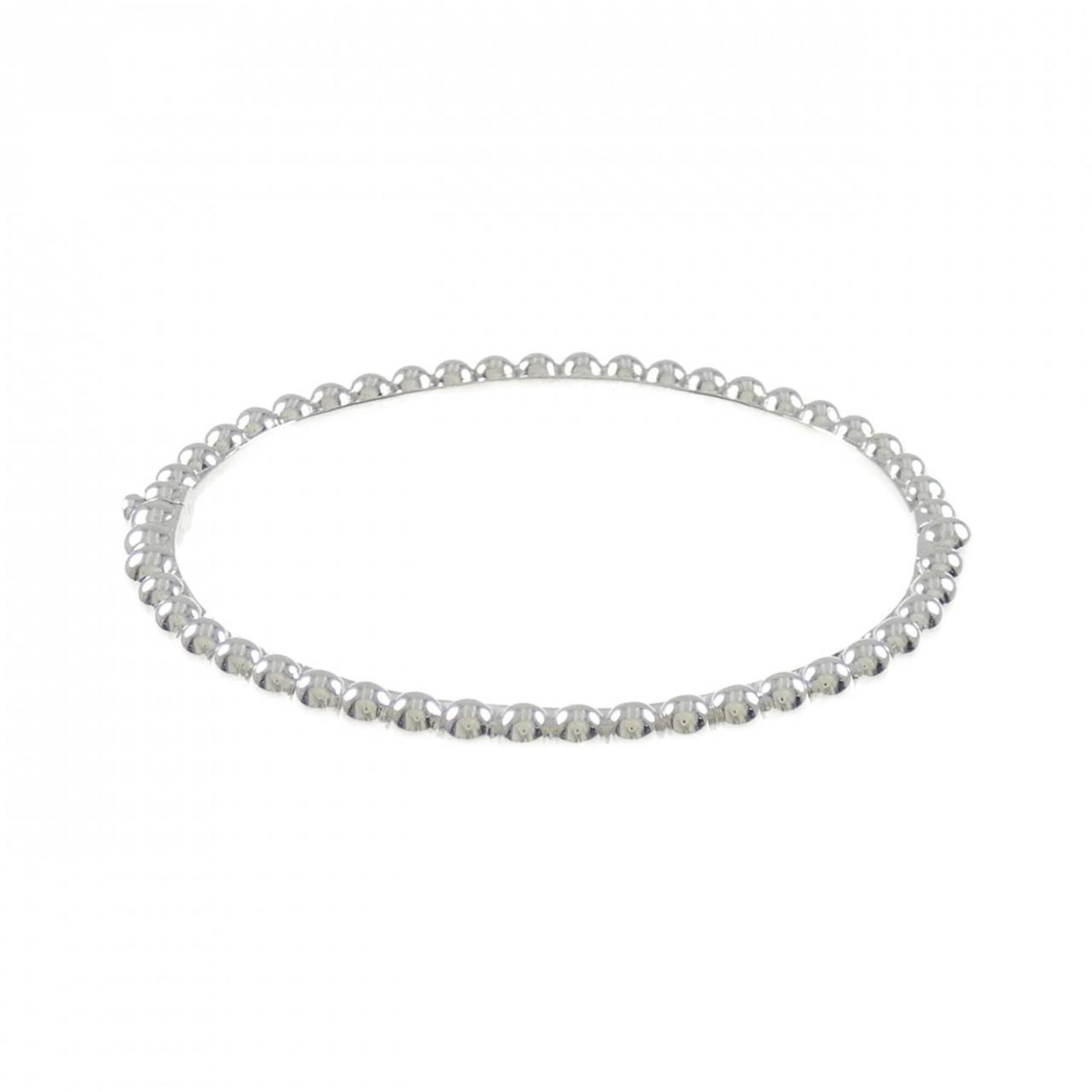 Van Cleef & Arpels 18K White Gold Bangle: Van Cleef & Arpels 18K White Gold Bangle Van Cleef & Arpels bangle for women made from 18K white gold, measuring 14.5 cm in length, in used like-new condition. Item Specifics: Brand: Van Cleef & Arpel