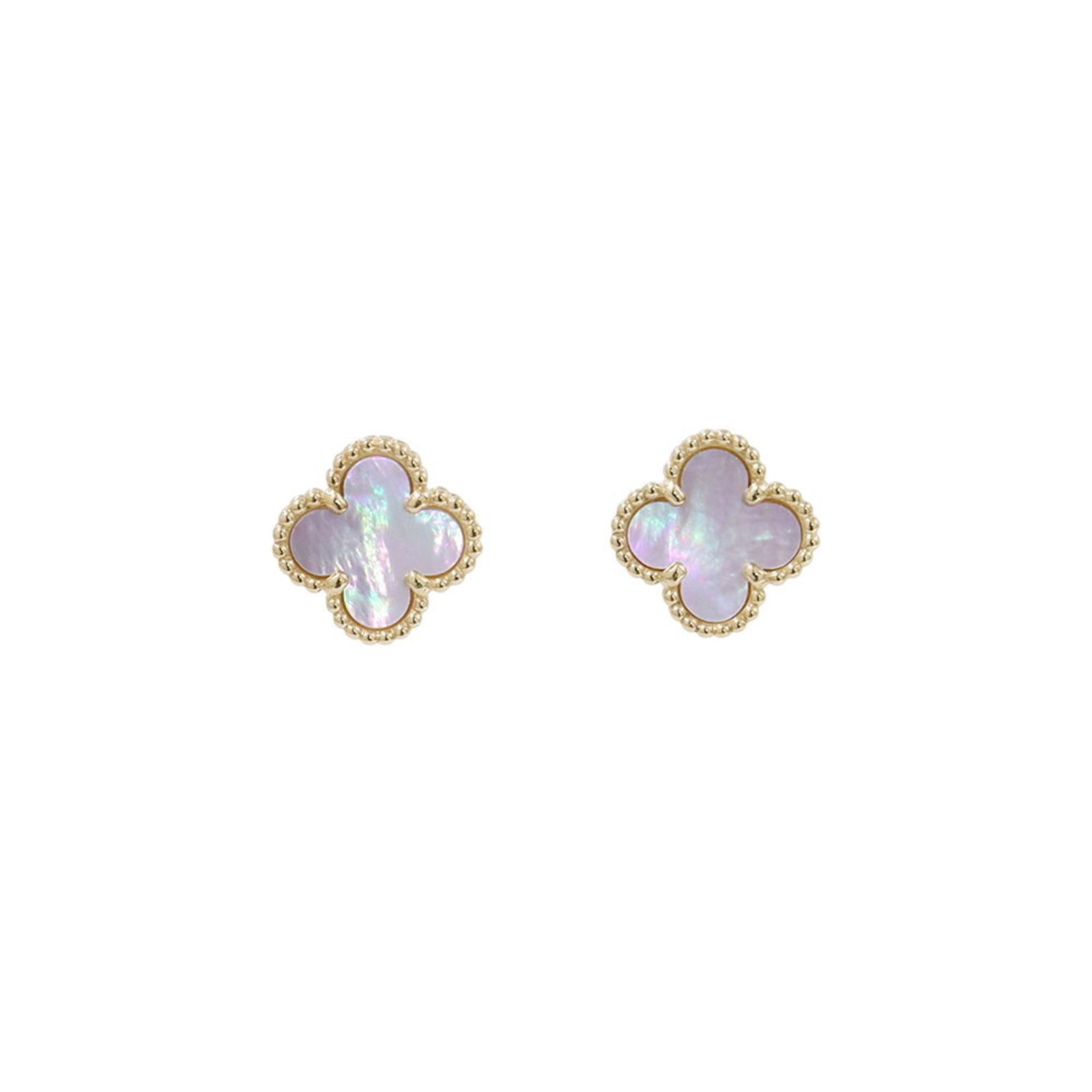 Stud Earrings by Van Cleef & Arpels in Yellow Gold (18K): Stud Earrings by Van Cleef & Arpels in Yellow Gold (18K) Van Cleef & Arpels stud earrings made of 18K yellow gold, measuring 9.2mm x 9.2mm, weighing 3g, in mint condition. Item Specifics: Brand: Van C