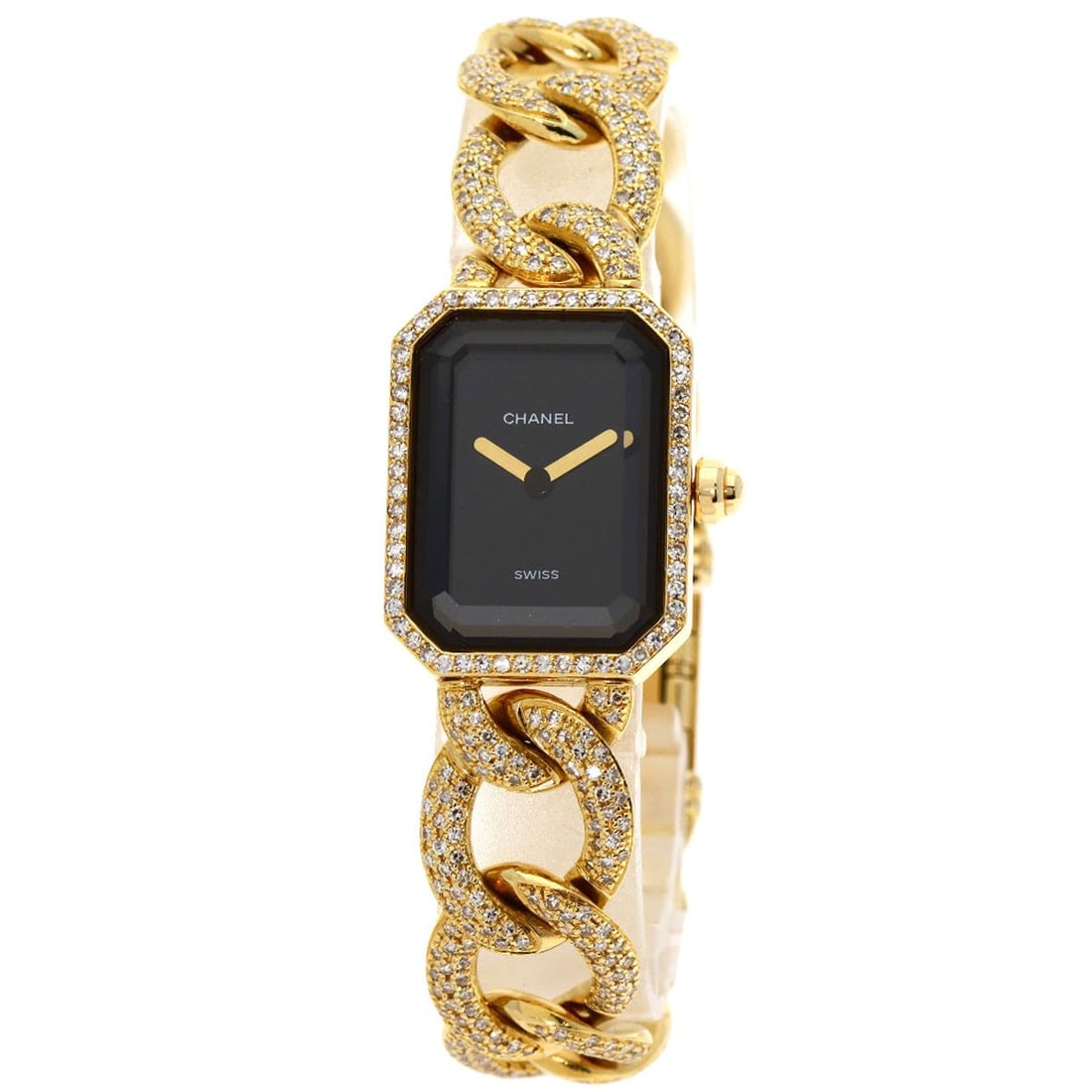 K18YGxDiamond CHANEL Premier Full Diamond Watches H0114 K18 Yellow Gold/ (1 of 20)
