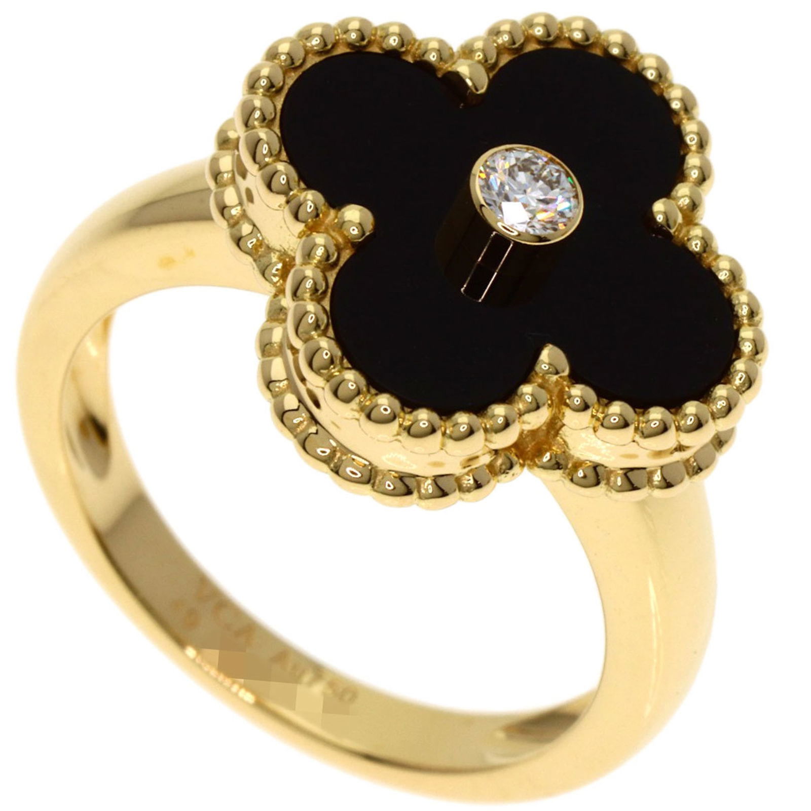 Band Ring by Van Cleef & Arpels in Yellow Gold (18K): Band Ring by Van Cleef & Arpels in Yellow Gold (18K) This Van Cleef & Arpels Band Ring is made of 18K yellow gold, weighs 6.5g, and is designed for women in US size 5. It is in very good used conditio