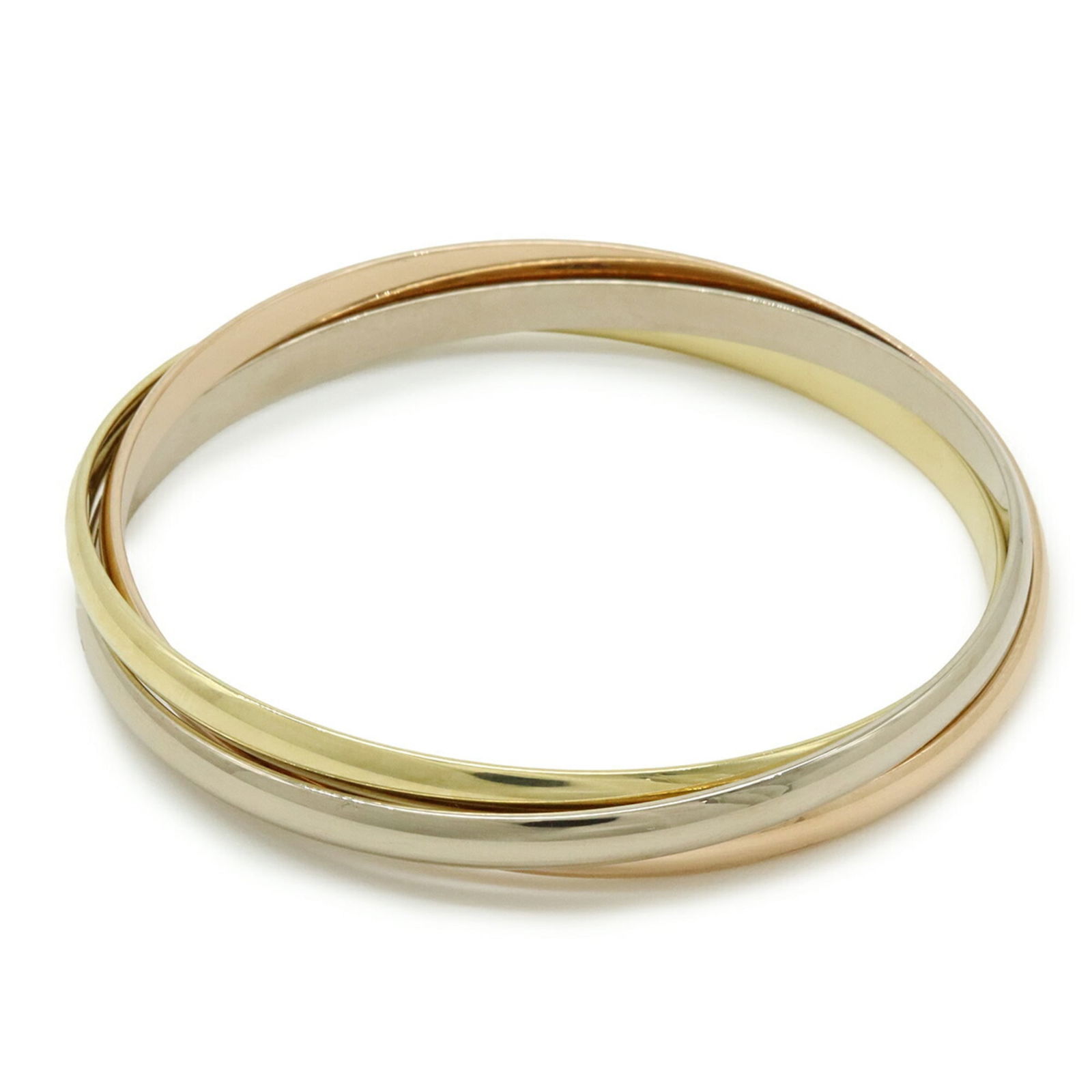 Charm Bracelet Cartier Pink Gold (18K), White Gold (18K), Yellow Gold (18K): Charm Bracelet Cartier Pink Gold (18K), White Gold (18K), Yellow Gold (18K) Cartier charm bracelet crafted from 18K pink, white, and yellow gold, measuring 19.5cm (7.67''), in like-new condition. Item