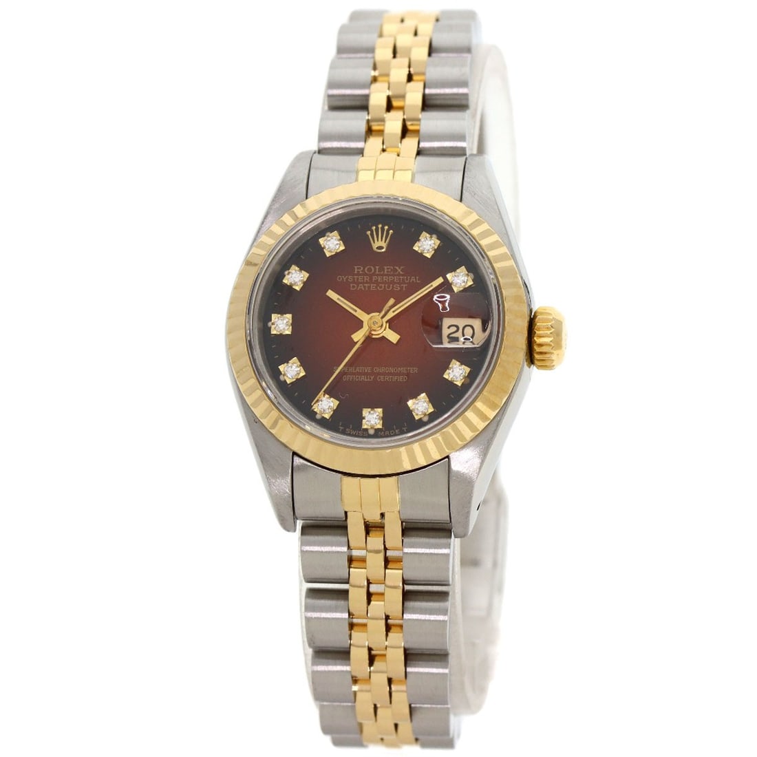 ROLEX DATEJUST 10P Diamond 69173G Stainless Steel/ SSxK18YG Watches (1 of 20)