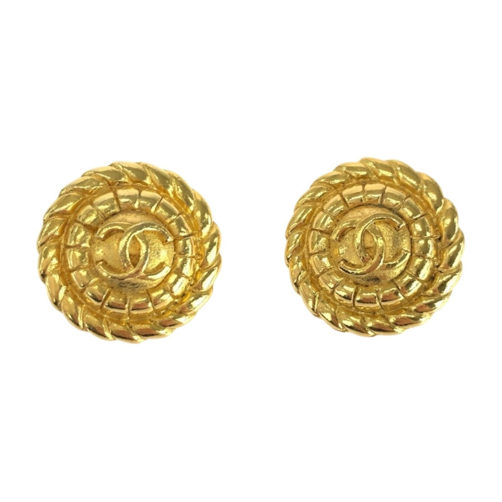 Gold Plating Chanel Clip Earrings (1 of 10)
