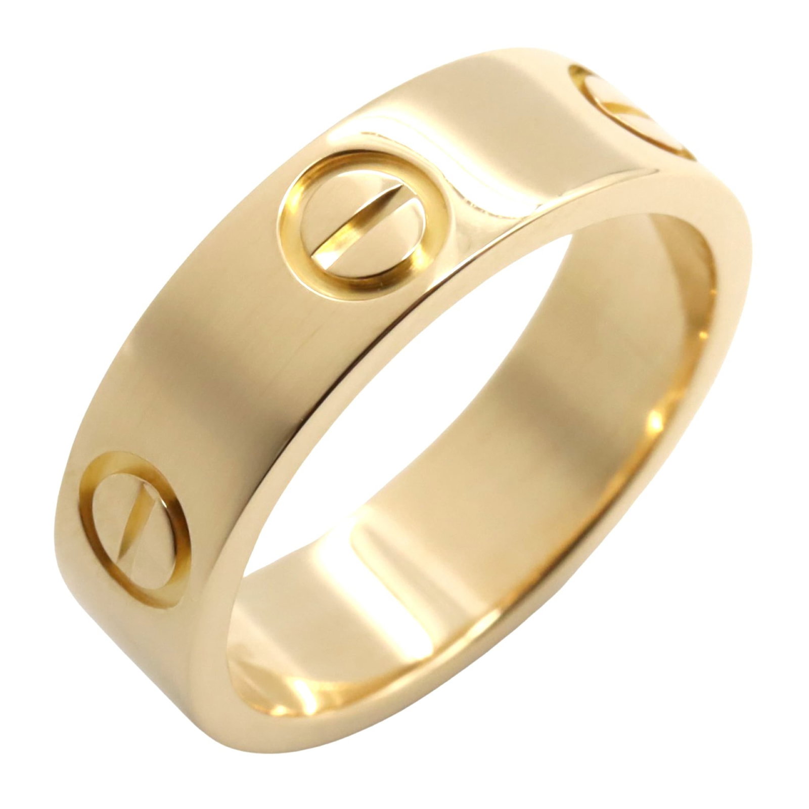 Cartier 18K Yellow Gold Band Ring (1 of 6)