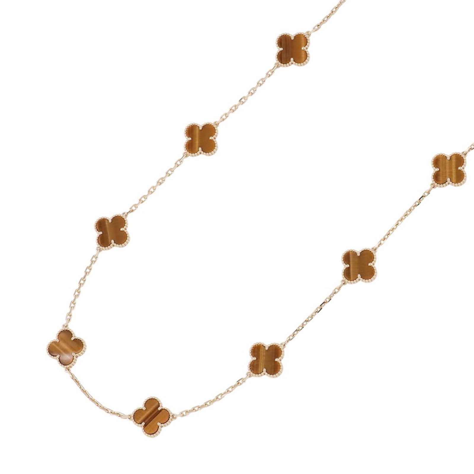 Van Cleef & Arpels 18K Yellow Gold: Van Cleef & Arpels 18K Yellow Gold Van Cleef & Arpels necklace made of 18K yellow gold for women, featuring a pendant size of 14.9mm x 14.9mm, in mint used condition. Item Specifics: Brand: Van Cleef