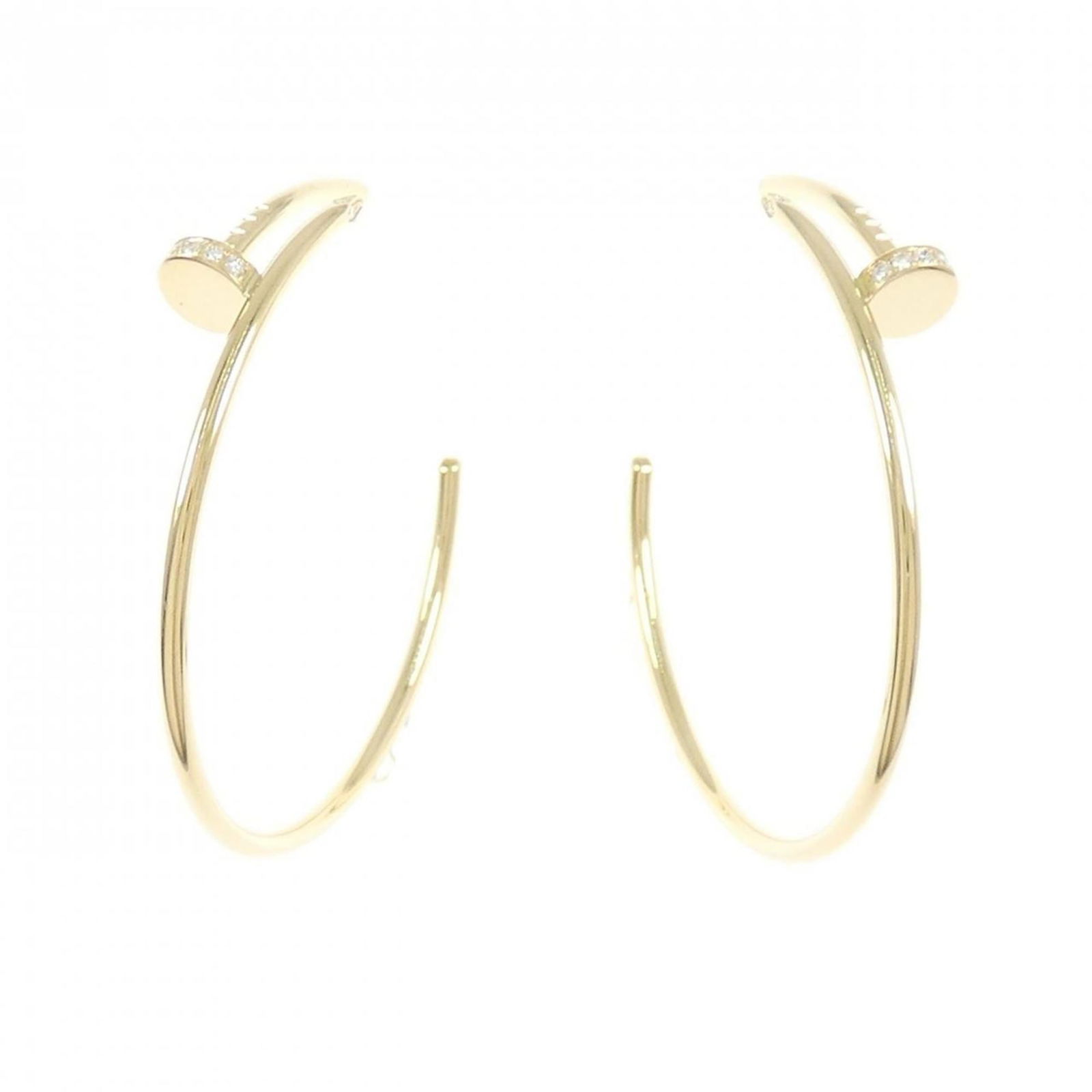 Cartier 18K Yellow Gold Hoop Earrings (1 of 4)