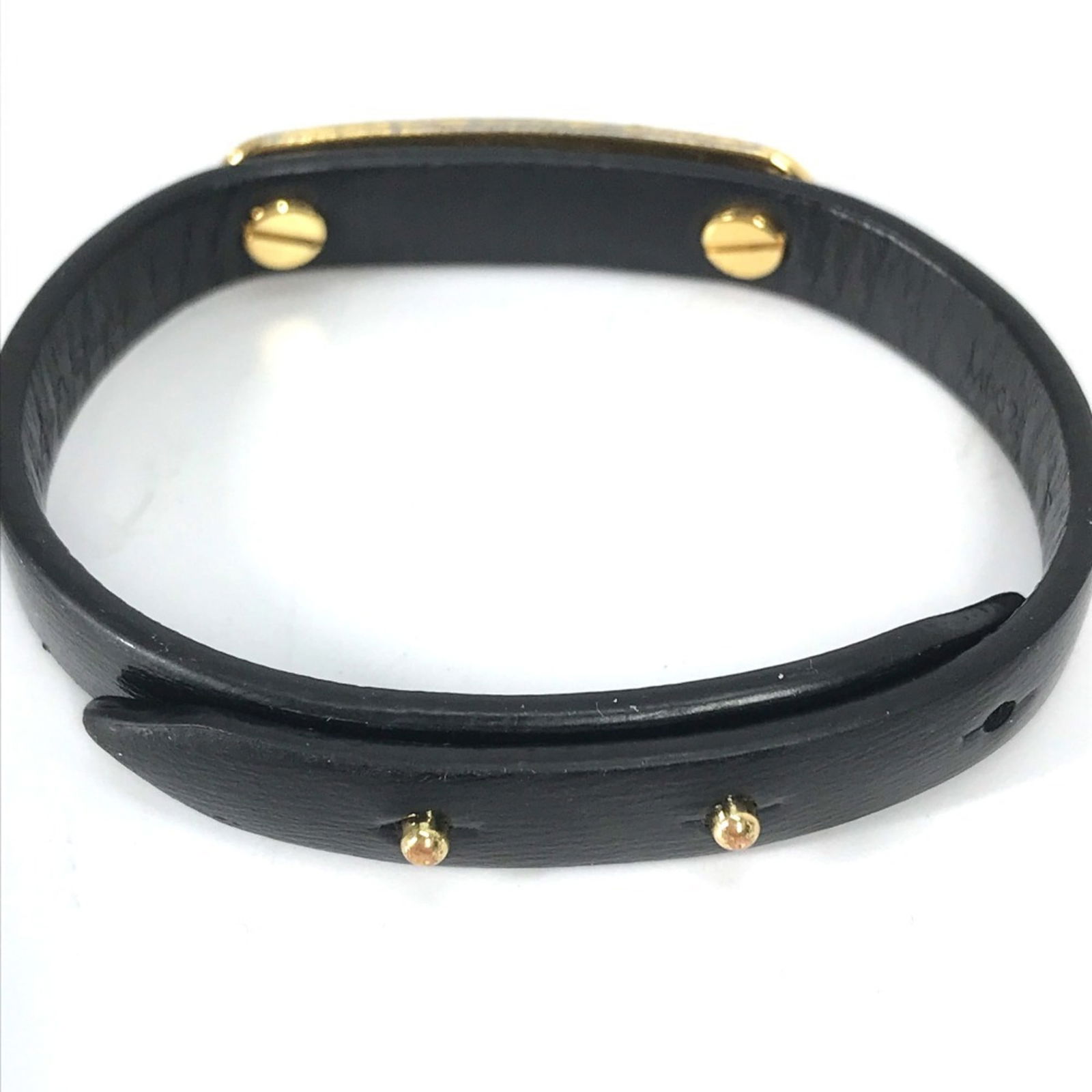 Louis Vuitton Monogram Leather Bangle - 6