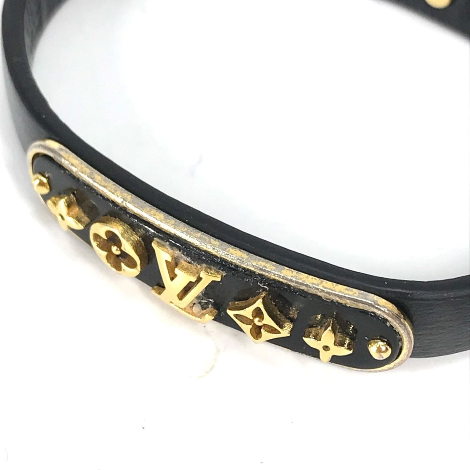 Louis Vuitton Monogram Leather Bangle - 8