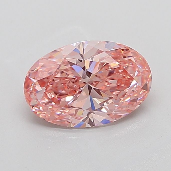Loose Lab Diamond IGI Oval 3.01ct Fancy Vivid Pink VS2: Loose Lab Diamond IGI Oval 3.01ct Fancy Vivid Pink VS2 Loose lab-grown diamond weighing 3.01ct with a fancy vivid pink color and VS2 clarity, certified by IGI, with excellent polish and symmetry. 