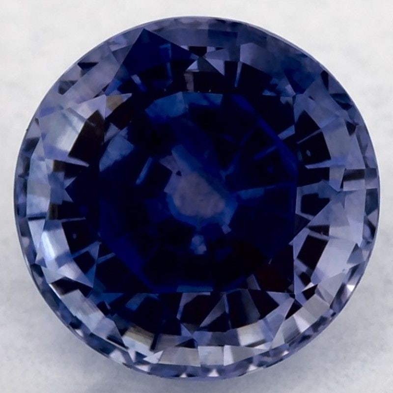 Loose Sapphire Gemstone Round 1.56ct Blue EC: Loose Sapphire Gemstone Round 1.56ct Blue EC Round 1.56ct sapphire gemstone in blue color, faceted cut, with no certification and heated treatment. Item Specifics: Type: Sapphire Carat: 1.56 Cut: