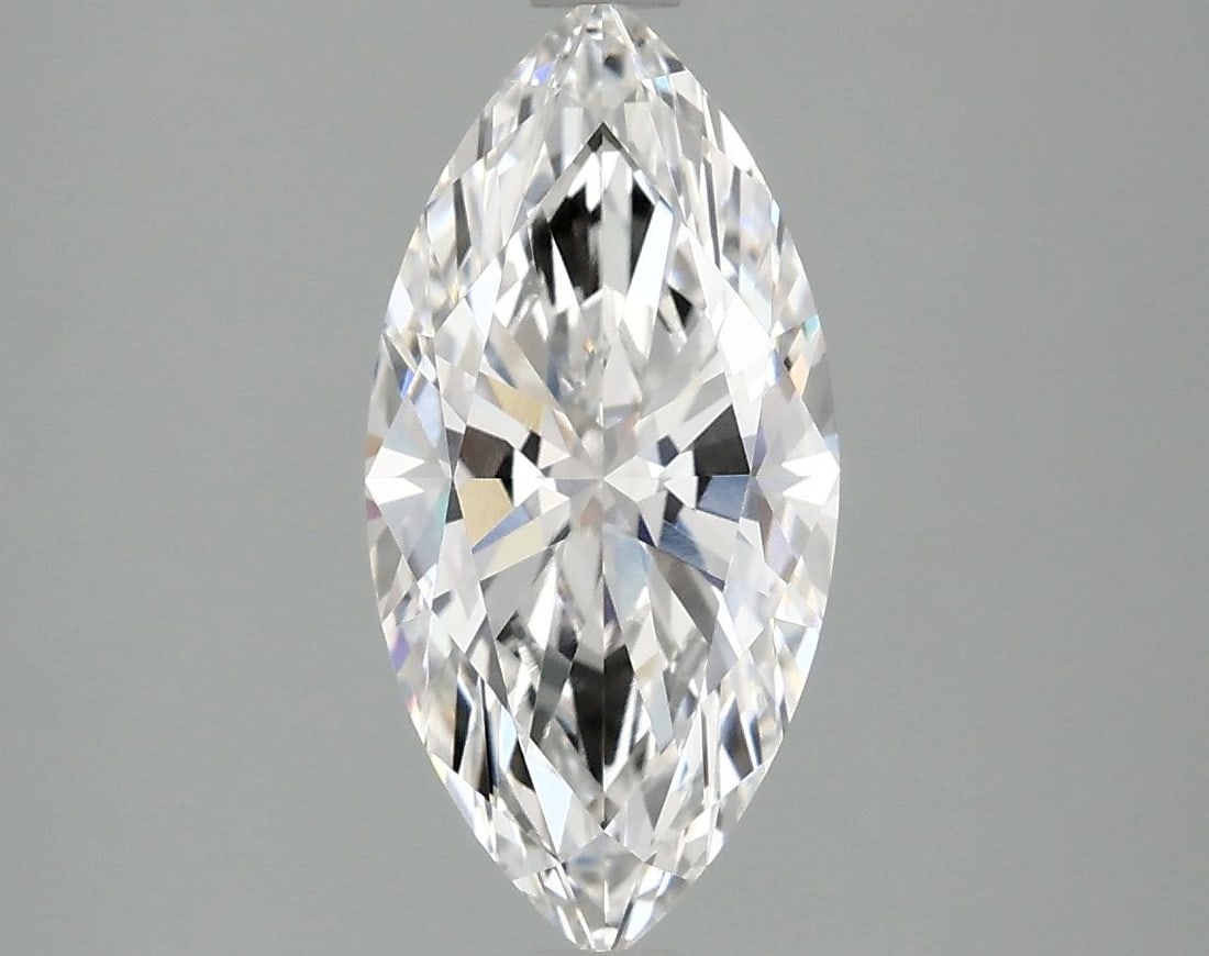 Loose Lab Diamond IGI Marquise 2.1ct F VS1: Loose Lab Diamond IGI Marquise 2.1ct F VS1 This 2.1 carat loose lab-grown diamond has a marquise cut, F color grade, VS1 clarity, and is IGI certified, measuring 13.59L x 6.61W x 4.12H mm. Item