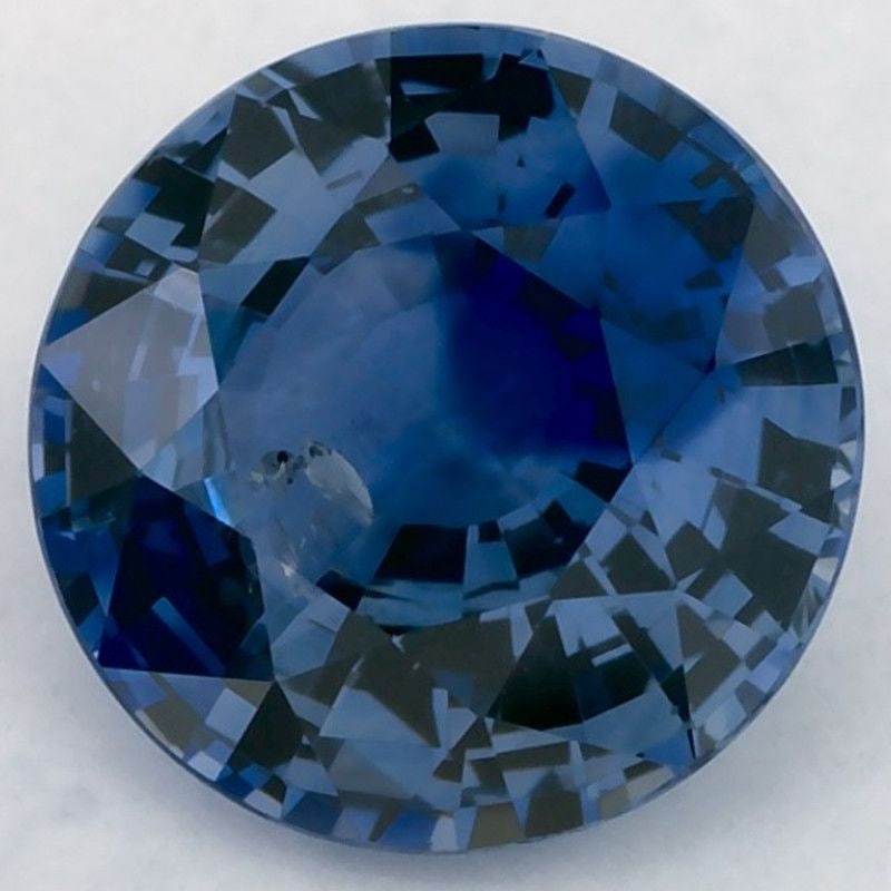Loose Sapphire Gemstone Round 1.39ct Blue SI (1 of 1)