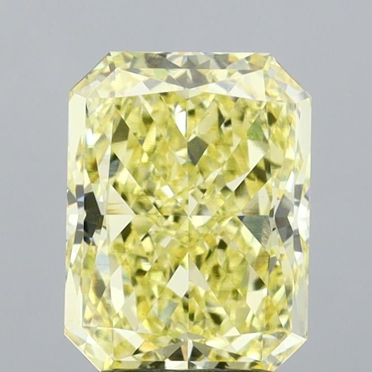 Loose Lab Diamond IGI Radiant 3.07ct Fancy Intense Yellow VS1: Loose Lab Diamond IGI Radiant 3.07ct Fancy Intense Yellow VS1 Loose lab-grown diamond weighing 3.07ct, with a radiant cut, fancy intense yellow color, and VS1 clarity; certified by IGI. Item