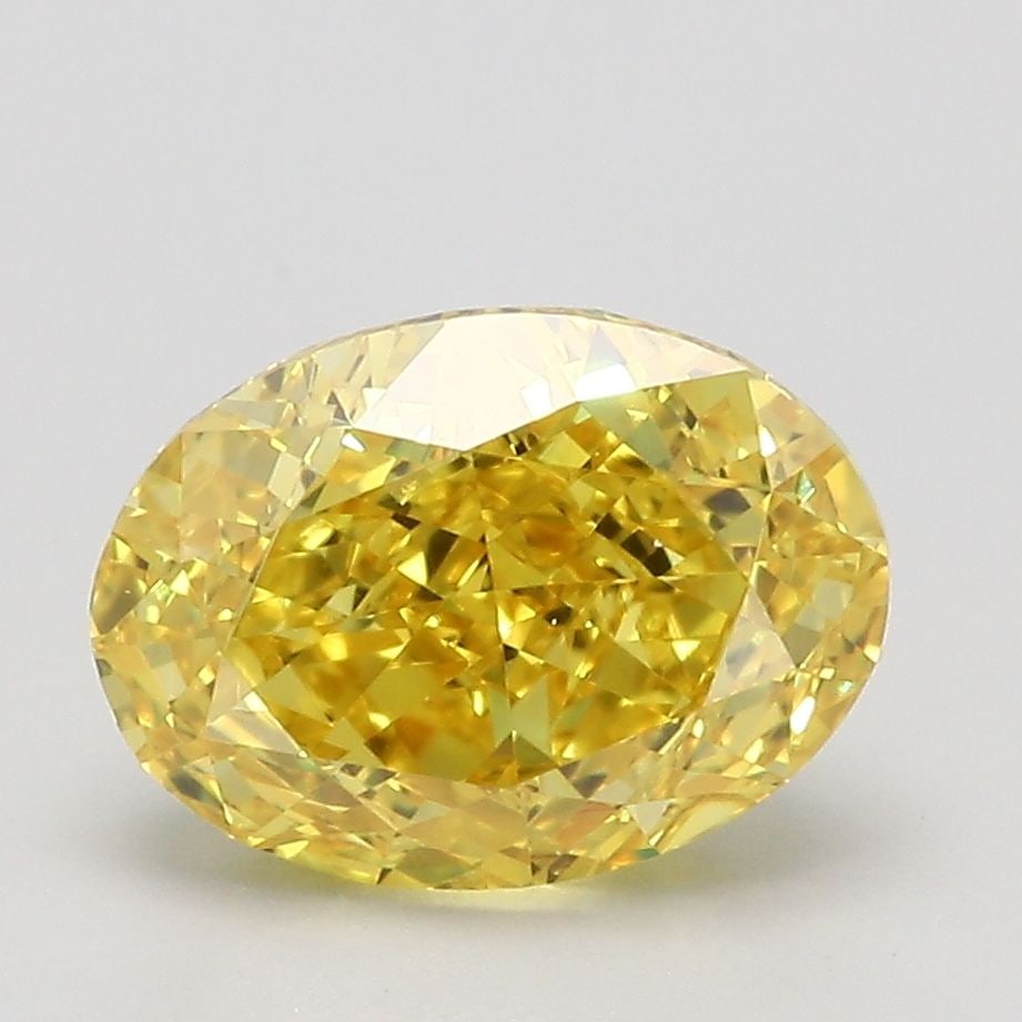 Loose Lab Diamond IGI Oval 1.41ct Fancy Vivid Yellow VS2: Loose Lab Diamond IGI Oval 1.41ct Fancy Vivid Yellow VS2 Loose Lab Diamond IGI Oval 1.41ct Fancy Vivid Yellow VS2, lab-grown, featuring VS2 clarity and excellent polish, certified by IGI. Item