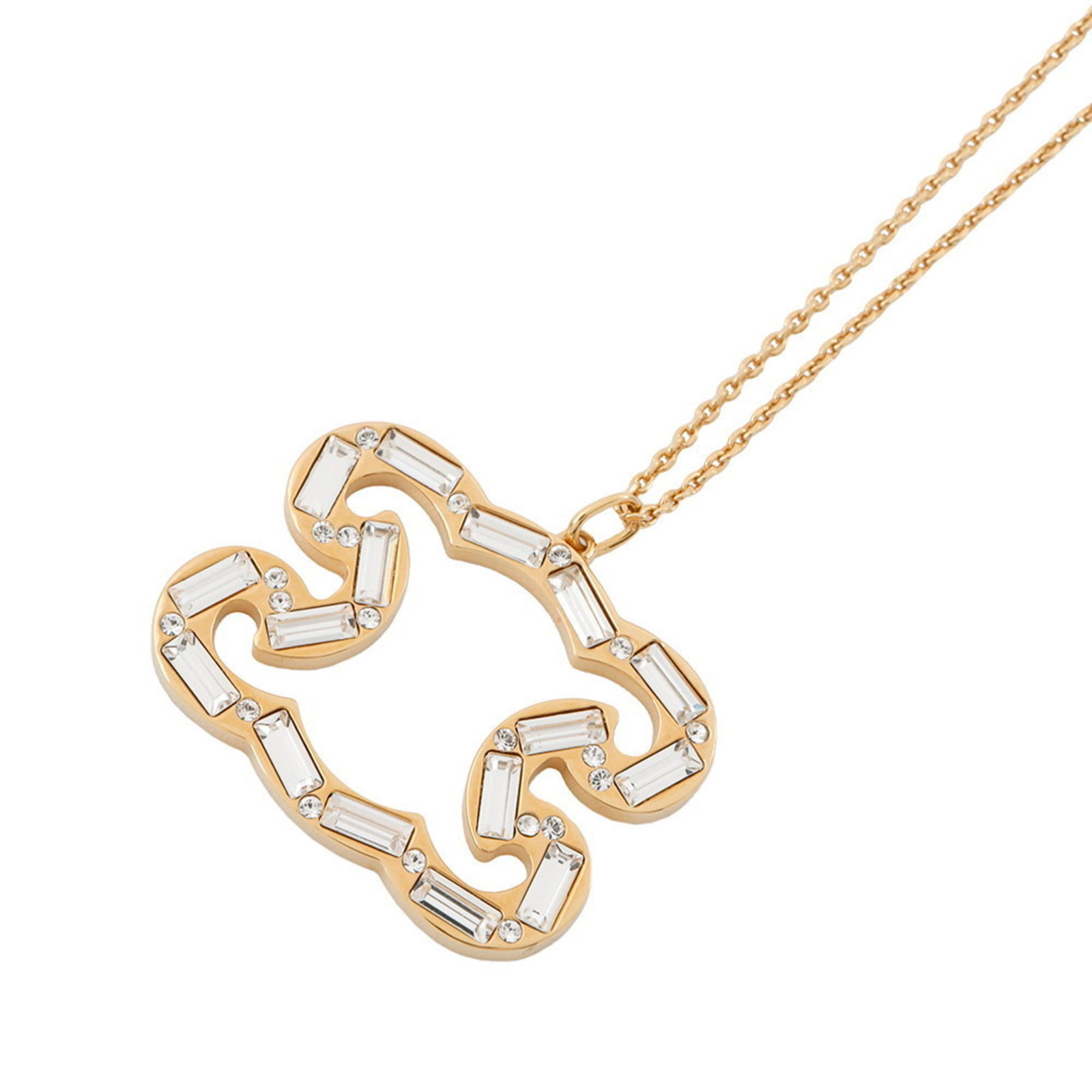 Metal Celine: Metal Celine Metal necklace by Celine, suitable for both genders, featuring rhinestones and measuring 61-65cm in circumference. Used in very good condition with minor wear. Item Specifics: Brand: