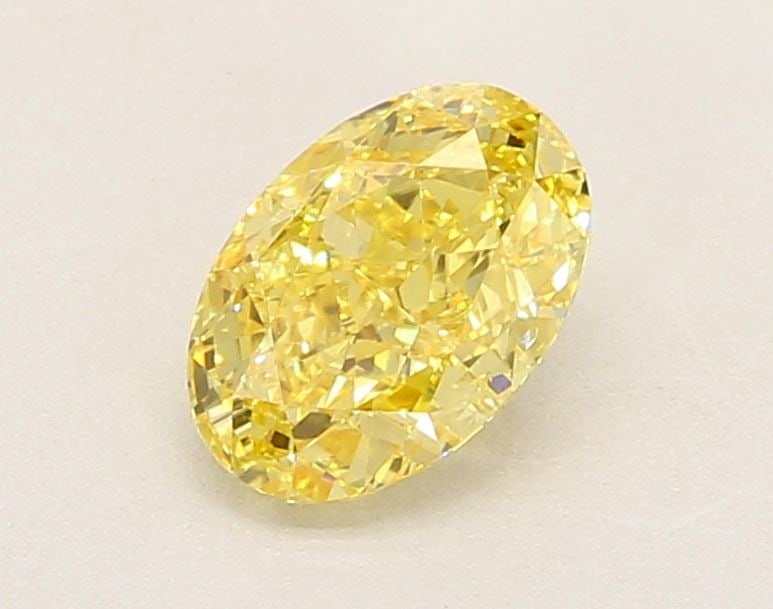 Loose Lab Diamond IGI Oval 1.32ct Fancy Intense Yellow VVS2: Loose Lab Diamond IGI Oval 1.32ct Fancy Intense Yellow VVS2 This Loose Lab Diamond weighs 1.32ct with a Fancy Intense Yellow color and VVS2 clarity, featuring excellent polish and good symmetry,