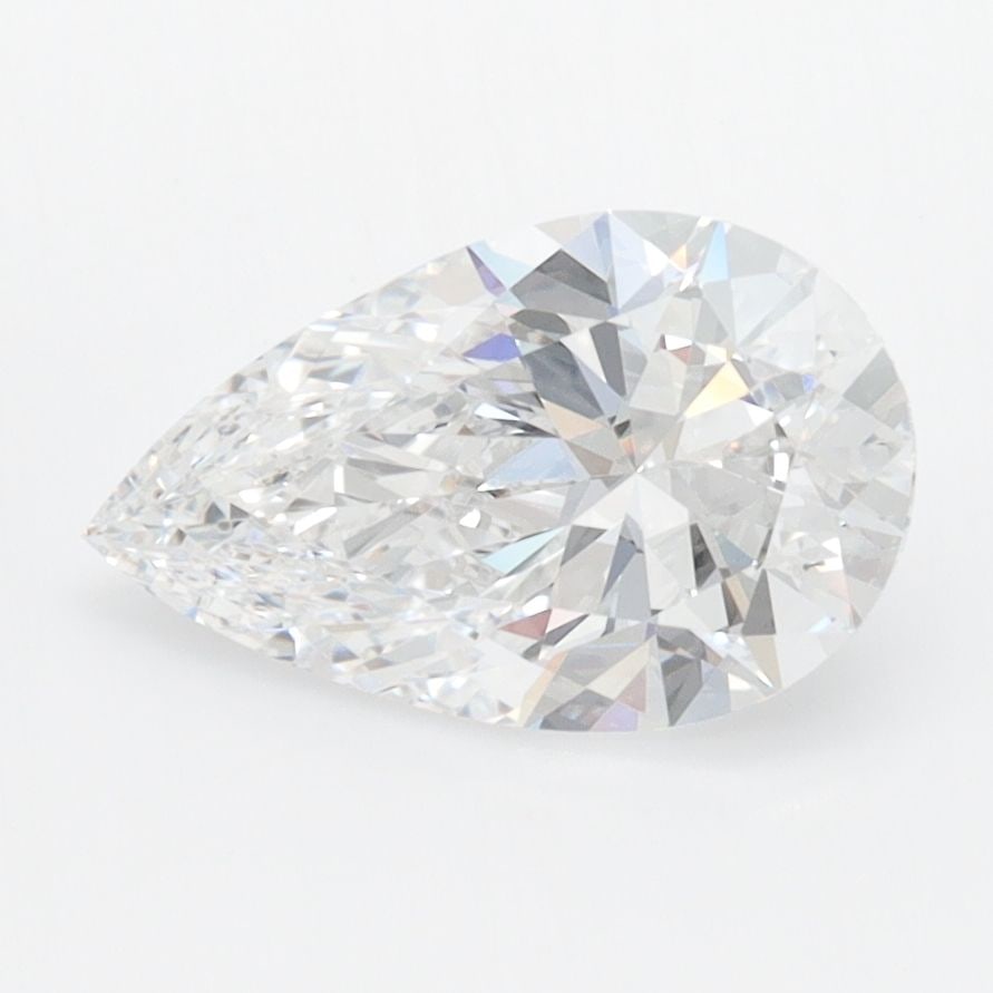 Loose Lab Diamond 1.54ct D VVS1 - IGI Pear: Loose Lab Diamond 1.54ct D VVS1 - IGI Pear This lab-grown diamond weighs 1.54ct with a D color and VVS1 clarity, certified by IGI, featuring excellent polish and symmetry, measuring 10.57L x 6.51W x