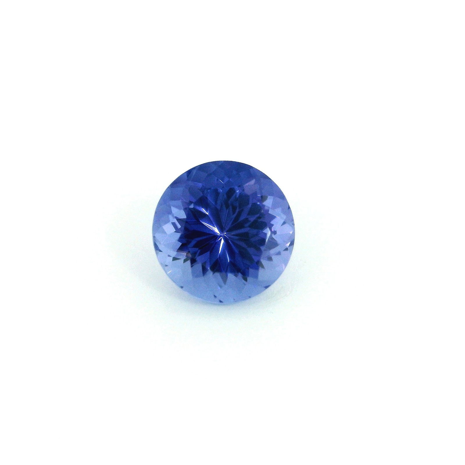 Loose Tanzanite Gemstone GSI Round 2.35ct Blue EC: Loose Tanzanite Gemstone GSI Round 2.35ct Blue EC Loose Tanzanite Gemstone, 2.35ct, blue color, faceted cut, heated treatment, certified by GSI. Item Specifics: Type: Tanzanite Carat: 2.35 Cut: