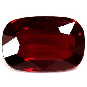 Loose Ruby Gemstone GIA Cushion 3.05ct Red EC (1 of 1)
