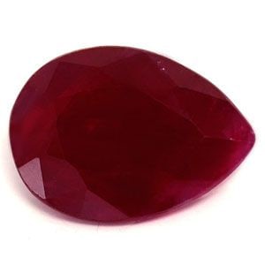 Loose Ruby Gemstone GIA Pear 2.21ct Red SI (1 of 1)