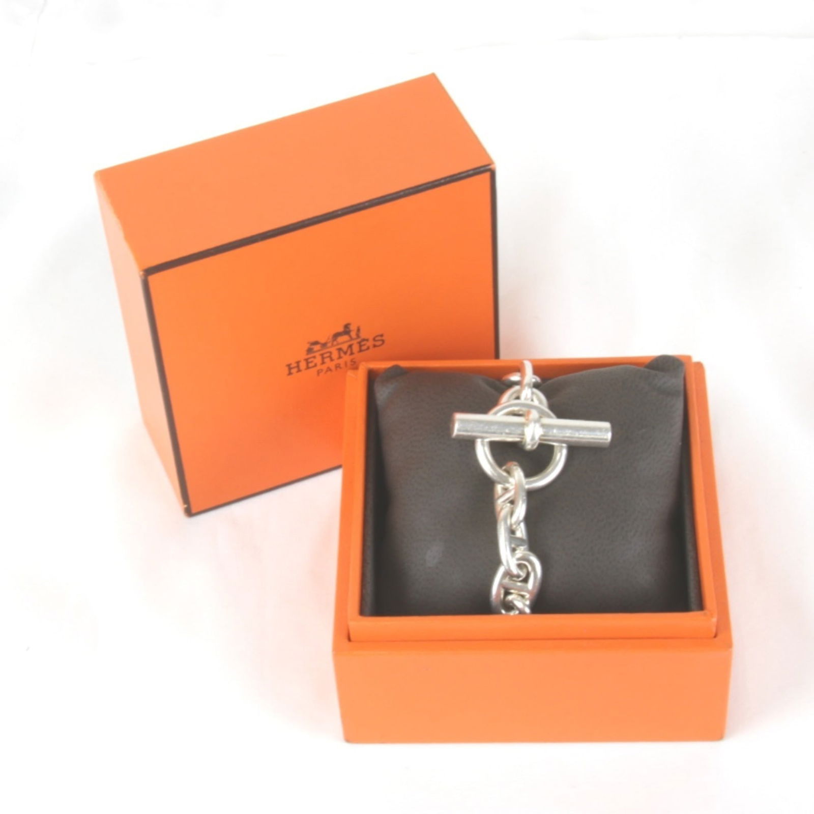 Hermes Silver 925 Charm Bracelet (1 of 9)