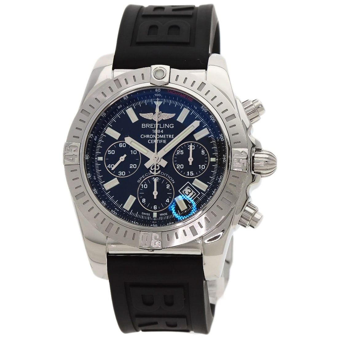 BREITLING Chronomat 44 A001B-1PA Japan Limited Model Stainless Watches: BREITLING Chronomat 44 A001B-1PA Japan Limited Model Stainless Watches The BREITLING Chronomat 44 A001B-1PA is a limited model wristwatch made from stainless steel, featuring an analog display and mec