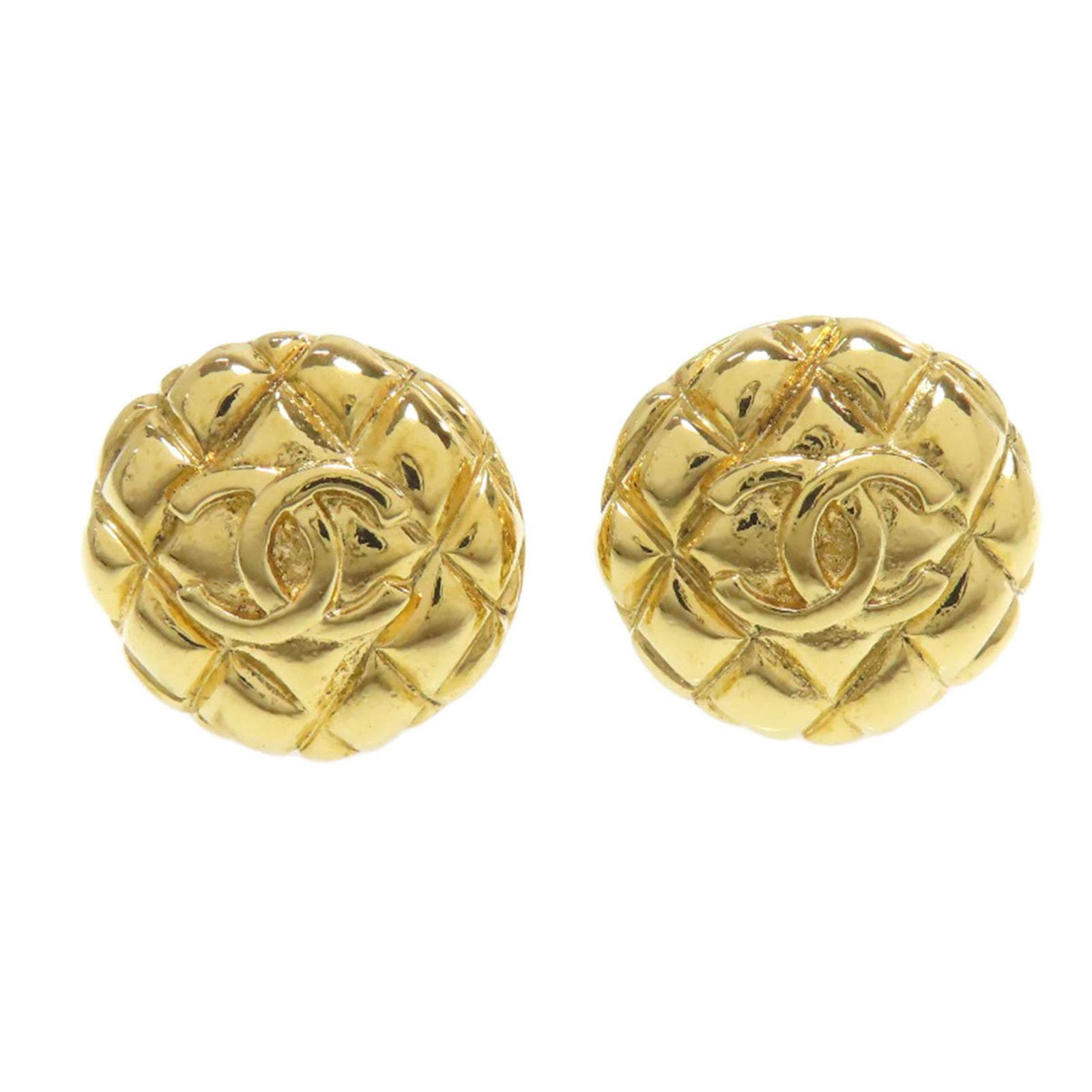 Chanel Metal Clip Earrings (1 of 9)