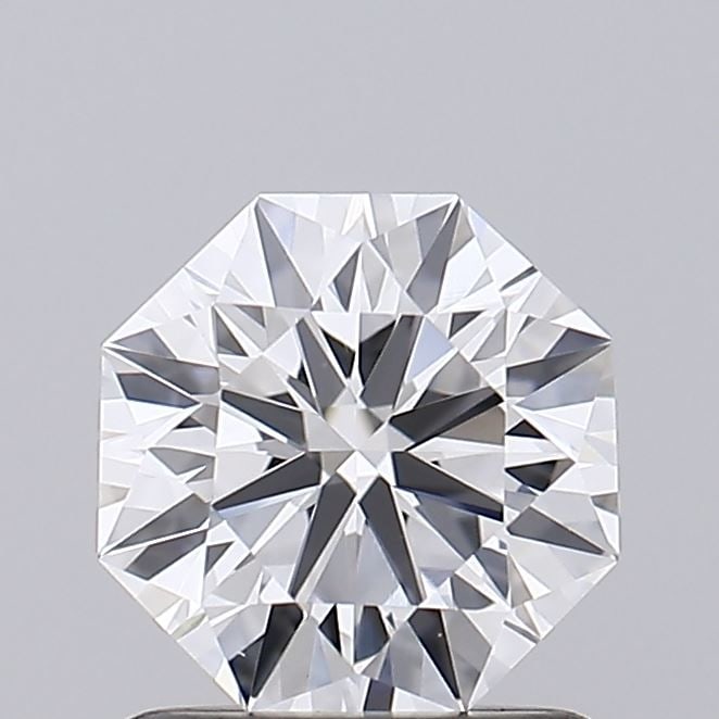Loose Lab Diamond Octagonal 1.05ct D VS1: Loose Lab Diamond Octagonal 1.05ct D VS1 Loose lab diamond weighing 1.05ct, octagonal cut, D color, VS1 clarity, with excellent polish and symmetry, measurements of 6.09L x 6.15W x 4.02H mm, and no