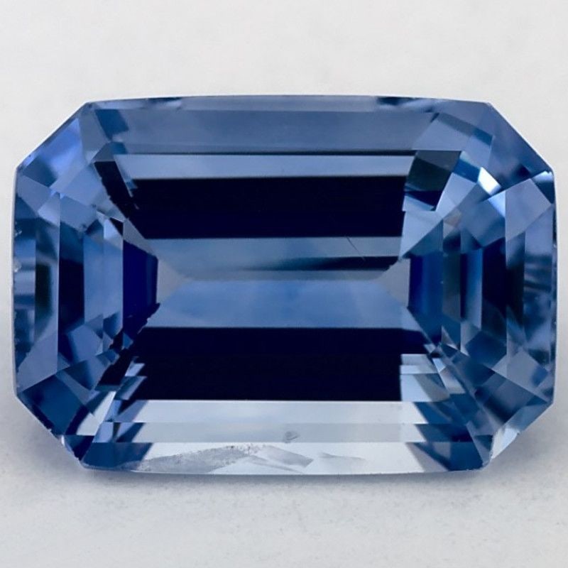 Loose Sapphire Gemstone 3.04ct Blue SI - Octagonal: Loose Sapphire Gemstone 3.04ct Blue SI - Octagonal Loose 3.04ct blue sapphire gemstone with a faceted cut and SI clarity, heated treatment, and no certification. The gem measures 9.42L x 6.55W. Item