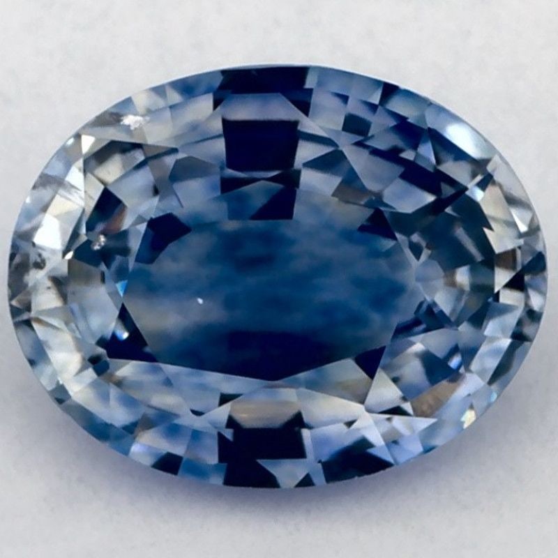 Oval 2.1ct Blue SI Loose Sapphire Gemstone: Oval 2.1ct Blue SI Loose Sapphire Gemstone Oval Loose Blue Sapphire Gemstone weighing 2.1ct, faceted with SI clarity in blue color, heated treatment, measuring 8.84L x 7.14W. Item Specifics: Type:
